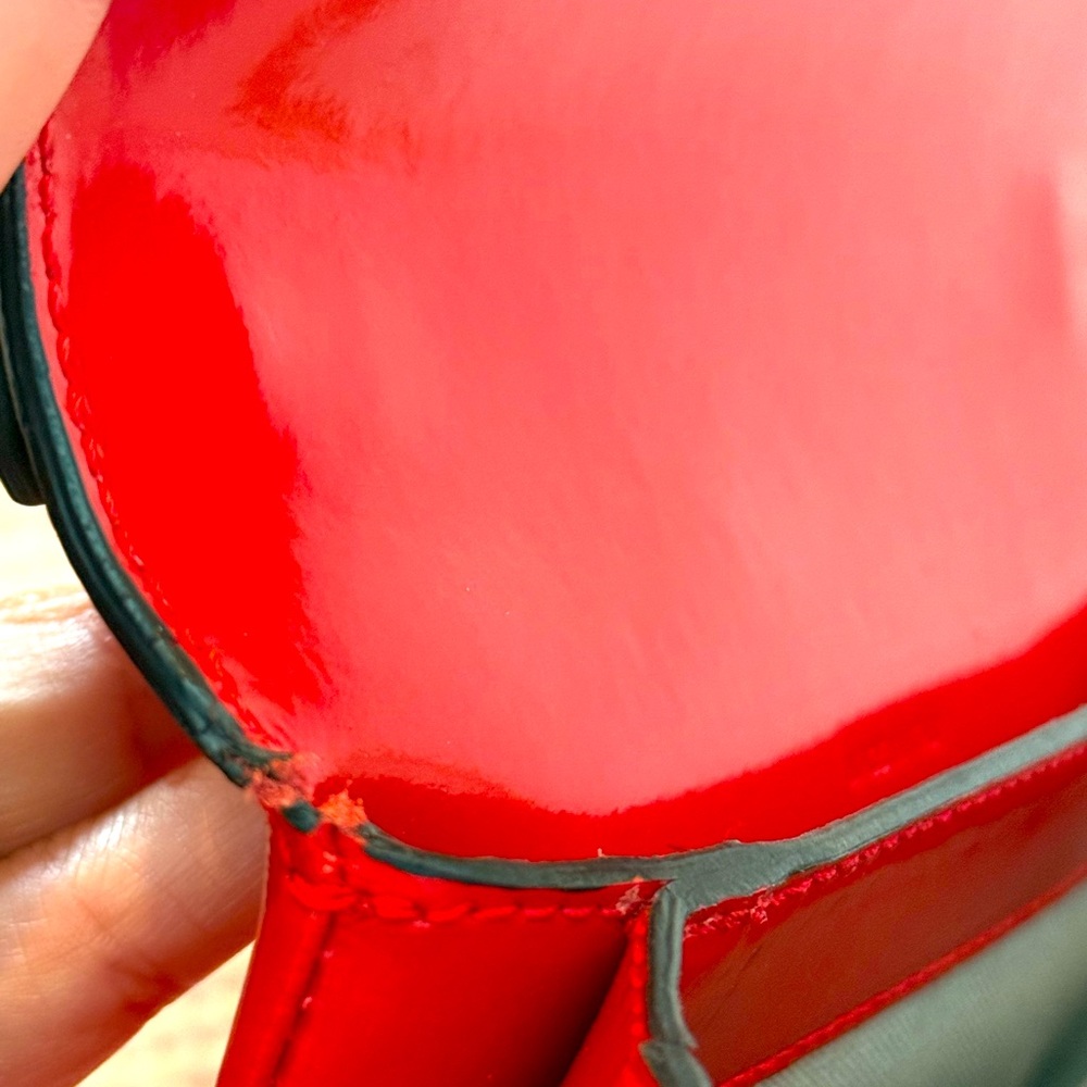 ❤️ Marni mini sculpture red crossbody, gold carry handle ❤️ - Picture 13 of 16